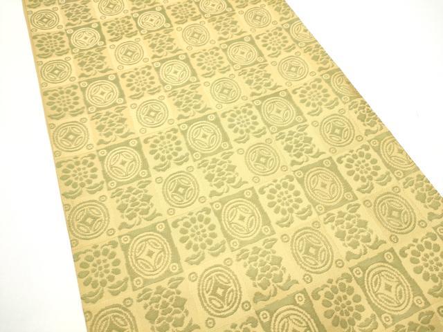 平和屋着物●六通柄袋帯　遠州七宝　正絹　逸品　CABH4925hy