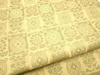 平和屋着物●六通柄袋帯　遠州七宝　正絹　逸品　CABH4925hy