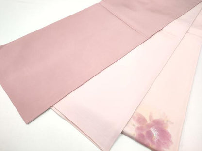 平和屋着物●塩瀬　太鼓柄袋帯　作家物　陶器花文　金彩　正絹　逸品　CABH4942hy