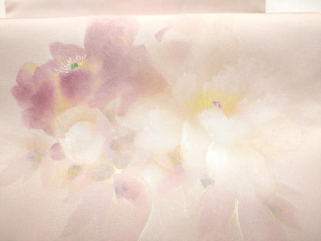 平和屋着物●塩瀬　太鼓柄袋帯　作家物　陶器花文　金彩　正絹　逸品　CABH4942hy