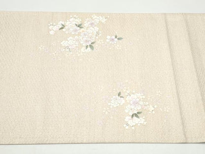 平和屋着物●太鼓柄袋帯　舞桜文　金銀彩　正絹　逸品　CABH4943hy
