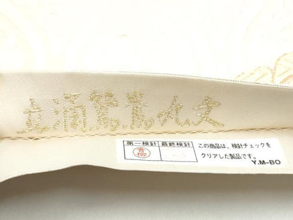 平和屋着物●山口美術織物　皇室　伊勢神宮御用　西陣織　六通柄袋帯　唐織　立涌鴛鴦丸文　金銀糸　正絹　逸品　CABH4951hy
