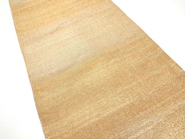 平和屋着物●桝屋高尾　(ねん金綴錦)　全通柄袋帯　段霞文　金糸　正絹　逸品　CABH4954hy