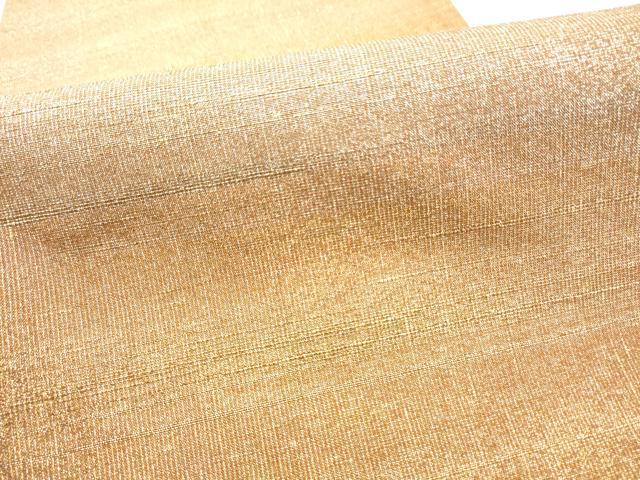 平和屋着物●桝屋高尾　(ねん金綴錦)　全通柄袋帯　段霞文　金糸　正絹　逸品　CABH4954hy