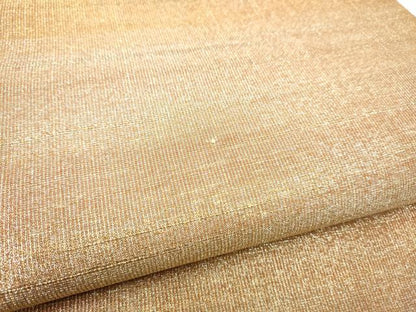 平和屋着物●桝屋高尾　(ねん金綴錦)　全通柄袋帯　段霞文　金糸　正絹　逸品　CABH4954hy