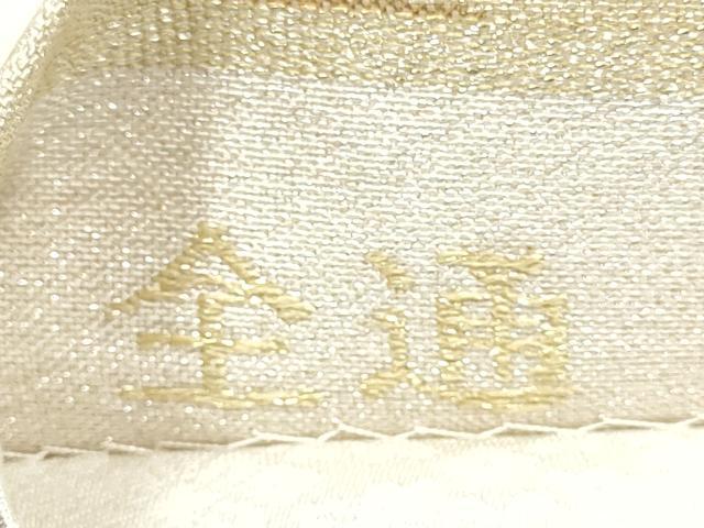平和屋着物●全通柄袋帯　利休綴れ　藍　兎　花唐草文　金銀糸　正絹　逸品　CABH4957hy