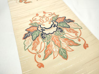 平和屋着物●全通柄　本袋帯　手織　飛鳥　金糸　正絹　逸品　CABH4963hy