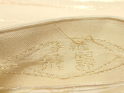 平和屋着物●全通柄　本袋帯　手織　飛鳥　金糸　正絹　逸品　CABH4963hy