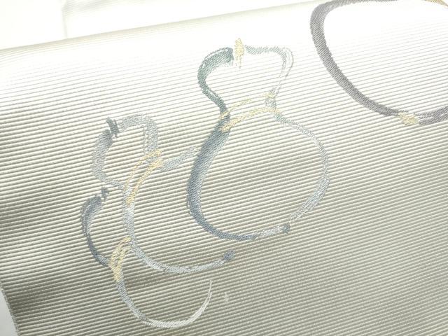 平和屋着物●西陣　とみや織物謹製　とみや帯　太鼓柄袋帯　瓢箪　金糸　正絹　逸品　CABH4993hy