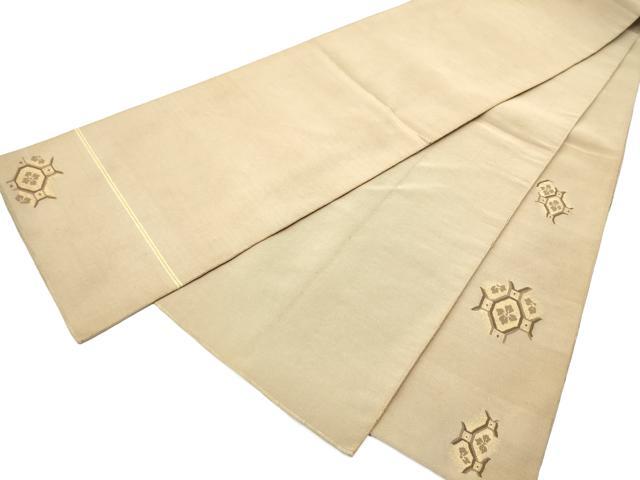 平和屋着物●爪掻き本綴れ　太鼓柄袋帯　蜀江花文　金糸　正絹　逸品　CABH4998hy