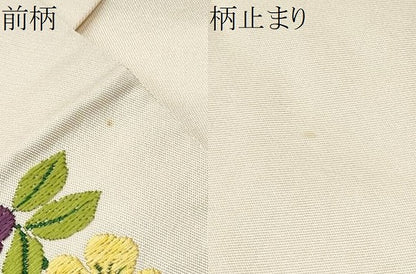 平和屋着物●六通柄　本袋帯　唐織　鳳凰花文　金糸　正絹　逸品　CABH5002hy