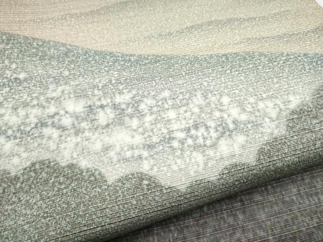 平和屋着物●両面　太鼓柄袋帯　作家物　霞文　正絹　逸品　CABH5013hy