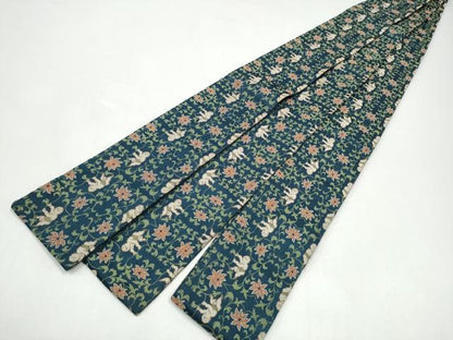 平和屋着物●男性　角帯　人物花唐草文　逸品　CABH5074hy