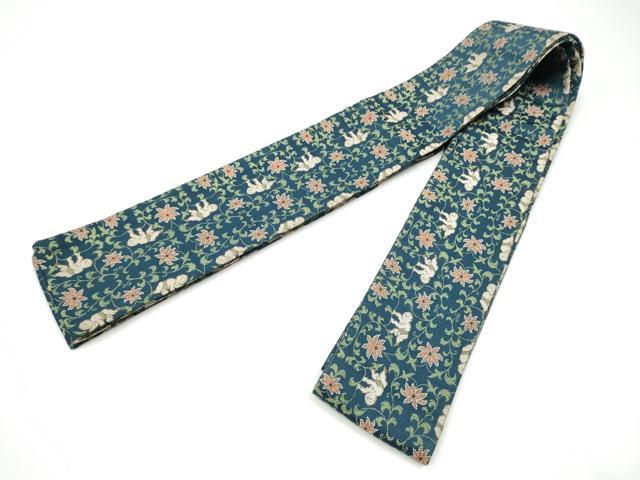 平和屋着物●男性　角帯　人物花唐草文　逸品　CABH5074hy