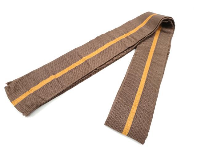 平和屋着物●男性　両面　角帯　縞　綿　逸品　CABH5075hy