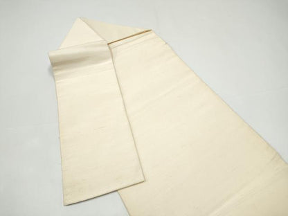 平和屋着物●つけ帯　紬地　兎花文　正絹　逸品　CABH5080hy