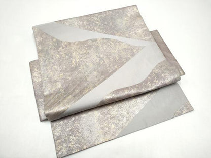 平和屋着物●西陣　川島織物　つけ帯　霞文　金彩　引箔　正絹　逸品　CABH5082hy