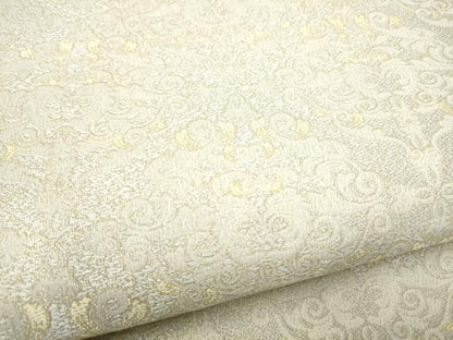 平和屋着物●六通柄袋帯　唐草文　金糸　正絹　逸品　CABH5098hy
