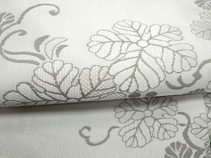 平和屋着物●九寸名古屋帯　絹かけ綴れ　葡萄蔦の葉花文　正絹　逸品　CABH5105hy