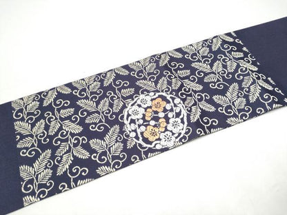 平和屋着物●九寸名古屋帯　唐織　松竹梅　正絹　逸品　CABH5112hy