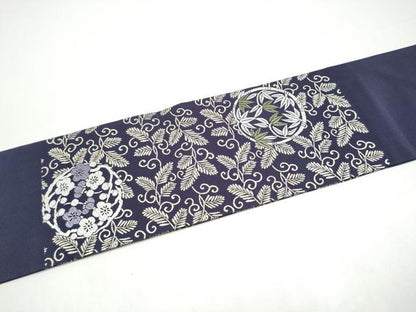 平和屋着物●九寸名古屋帯　唐織　松竹梅　正絹　逸品　CABH5112hy