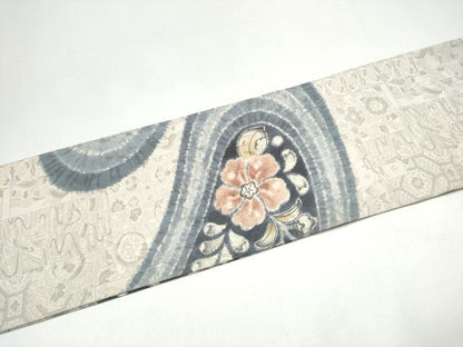 平和屋着物●九寸名古屋帯　作家物　辻が花　正絹　逸品　CABH5126hy