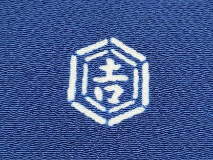 平和屋着物●和染紅型　栗山紅型　栗山吉三郎　九寸名古屋帯　花菱文　鬼しぼ縮緬　正絹　逸品　CABH5129hy