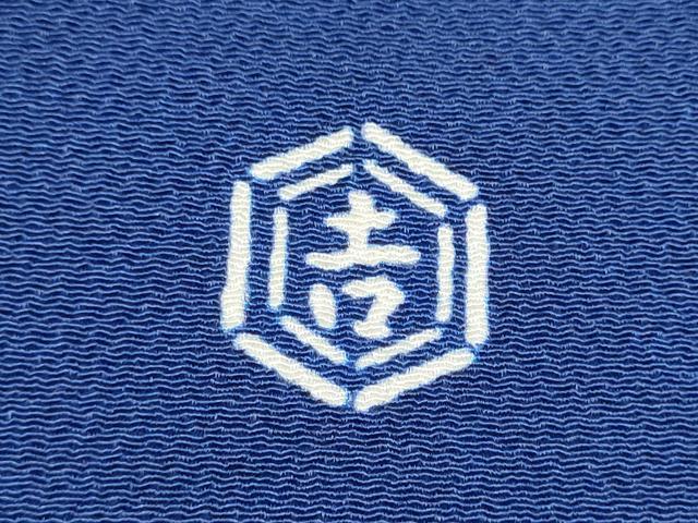 平和屋着物●和染紅型　栗山紅型　栗山吉三郎　九寸名古屋帯　花菱文　鬼しぼ縮緬　正絹　逸品　CABH5129hy