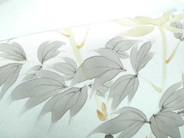 平和屋着物●染色作家　桐山紫香　九寸名古屋帯　手描き　牡丹　正絹　逸品　CABH5133hy