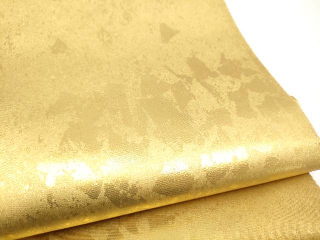 平和屋本店●西陣　長嶋成織物　ながしま帯　六通柄袋帯　霞文　本金箔　瀞金錦　正絹　逸品　CABH5163hy