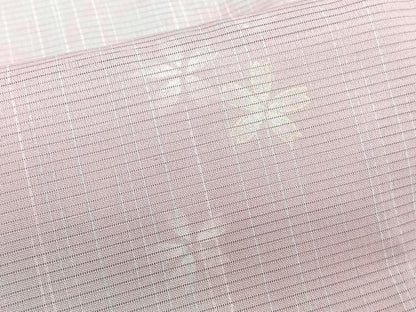 平和屋着物＊夏物　小紋　絽　草花文　暈し染め　洗える着物　CABH5207xi