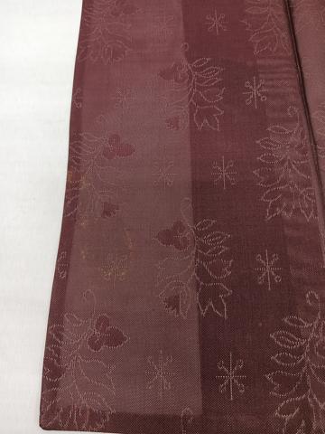 平和屋着物＊夏物　お召　紗　草花文　正絹　逸品　CABH5208xi