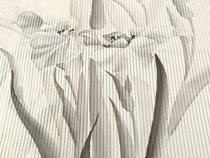 平和屋着物＊夏物　訪問着　絽　手描き　草花文　正絹　逸品　CABH5209xi