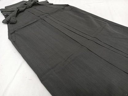 平和屋着物＊夏物　男性　行灯袴　縦絽　縞　正絹　逸品　CABH5210xi