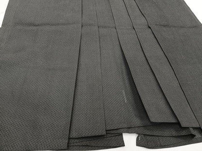 平和屋着物＊夏物　男性　行灯袴　灰色　正絹　逸品　CABH5215xi