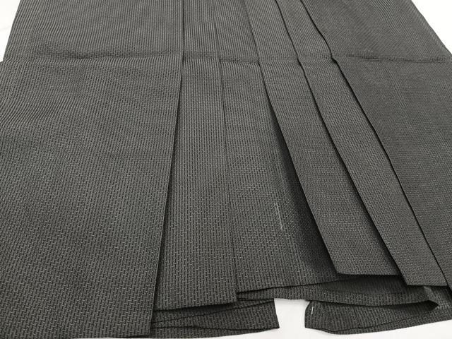 平和屋着物＊夏物　男性　行灯袴　灰色　正絹　逸品　CABH5215xi