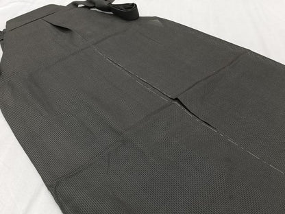 平和屋着物＊夏物　男性　行灯袴　灰色　正絹　逸品　CABH5215xi
