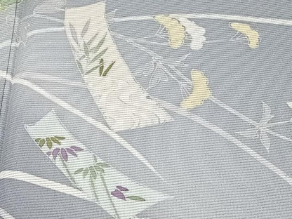 平和屋着物＊夏物　訪問着　絽　色紙草花文　暈し染め　正絹　逸品　CABH5220xi