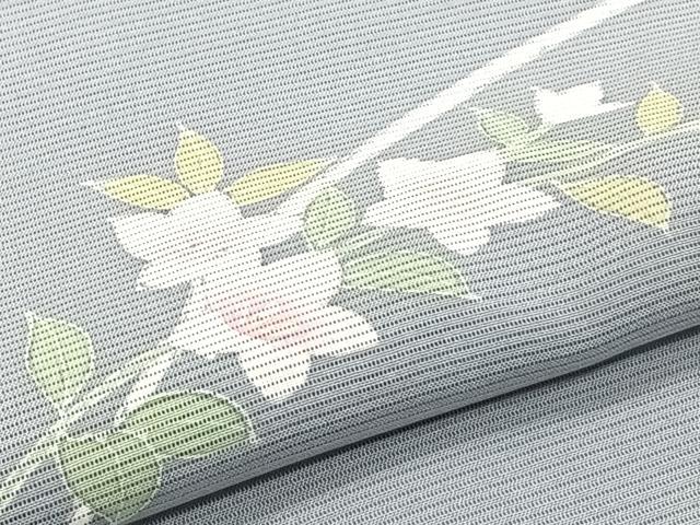 平和屋着物＊夏物　訪問着　絽　色紙草花文　暈し染め　正絹　逸品　CABH5220xi