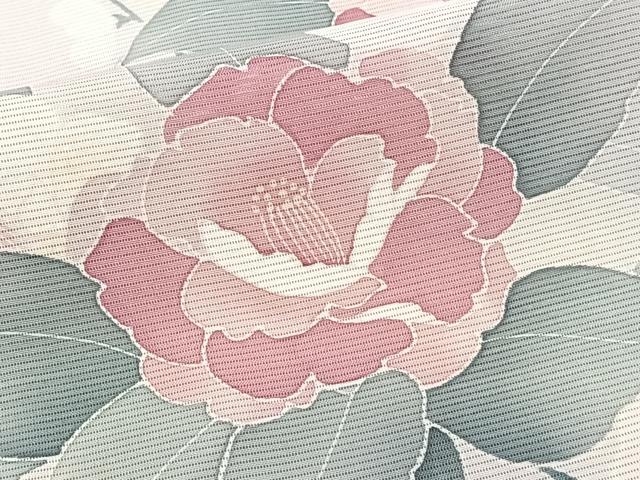 平和屋着物＊夏物　訪問着　絽　枝梅花文　正絹　逸品　CABH5221xi