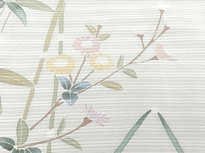 平和屋着物＊夏物　訪問着　変わり絽　友禅　草花文　暈し染め　正絹　逸品　CABH5229xi