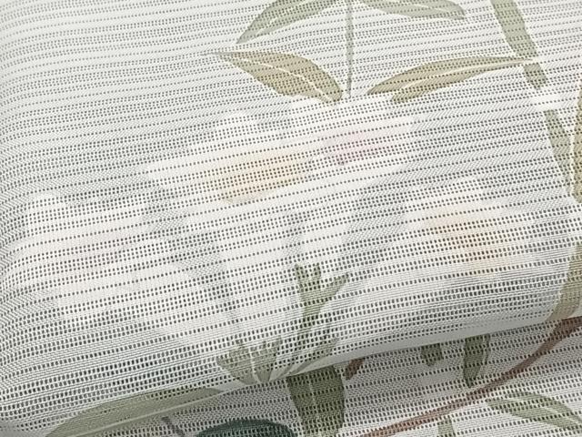 平和屋着物＊夏物　訪問着　変わり絽　友禅　草花文　暈し染め　正絹　逸品　CABH5229xi