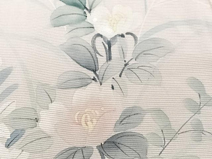 平和屋着物＊夏物　訪問着　絽　手描き　草花文　正絹　逸品　CABH5230xi