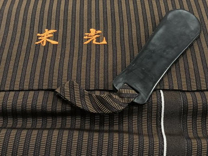 平和屋着物●男性　行灯袴　縞　正絹　逸品　CABH5234xi