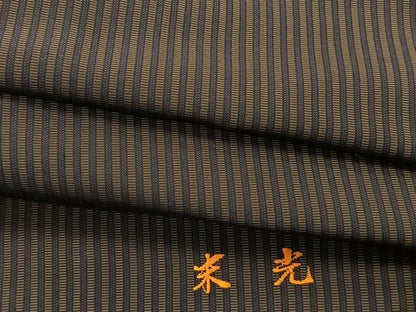 平和屋着物●男性　行灯袴　縞　正絹　逸品　CABH5234xi