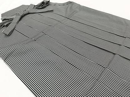 平和屋着物●男性　行灯袴　縞　正絹　逸品　CABH5236xi