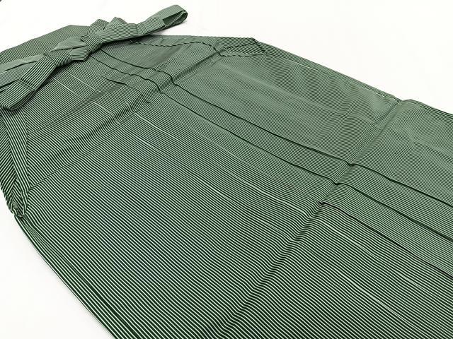 平和屋着物●男性　行灯袴　縞　正絹　逸品　CABH5239xi