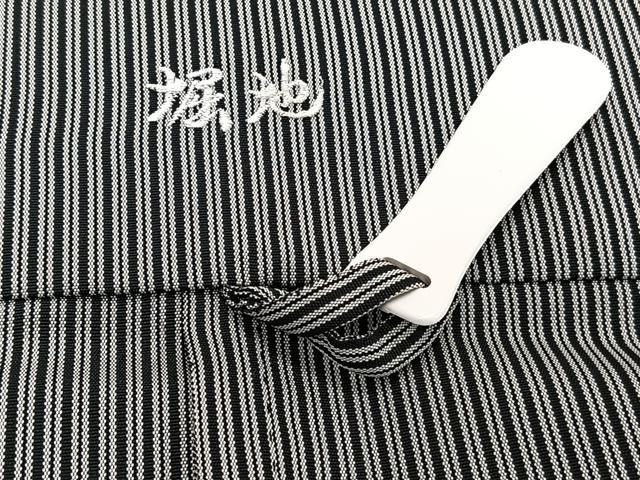 平和屋着物●男性　行灯袴　縞　正絹　逸品　未使用　CABH5243xi