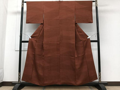 平和屋着物■上質な小紋　霞文　正絹　逸品　CABH5254xi