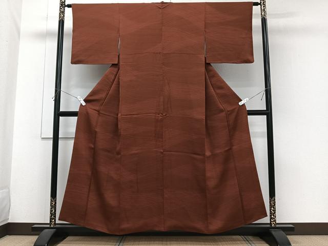 平和屋着物■上質な小紋　霞文　正絹　逸品　CABH5254xi
